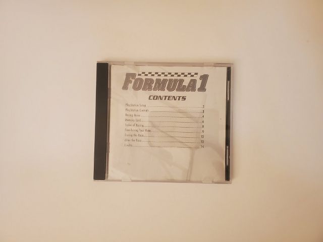 Sony Playstation 1 Formula 1 video game