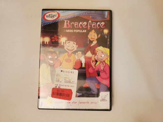 DVD Braceface Miss Popular video game