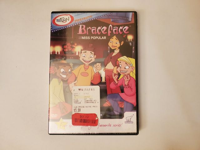 DVD Braceface Miss Popular video game