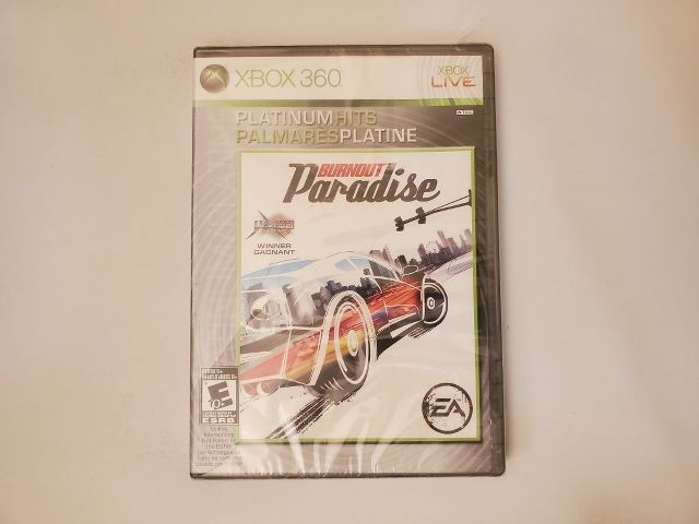 Microsoft Xbox 360 Burnout Paradise Platinum Hits video game