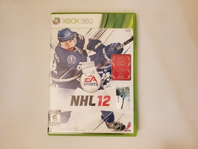 Microsoft Xbox 360 NHL 12 video game