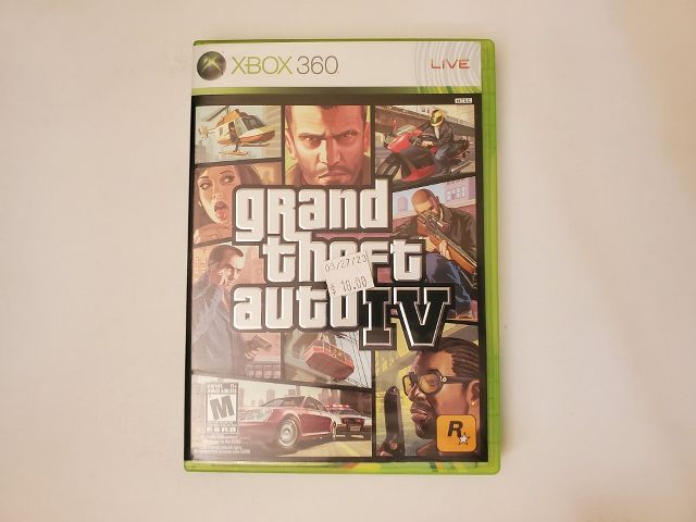 Microsoft Xbox 360 Grand Theft Auto IV video game