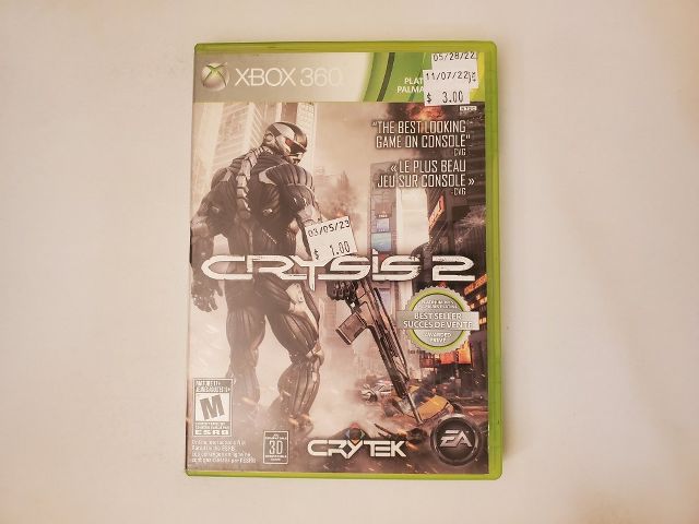 Microsoft Xbox 360 Crysis 2 Platinum Hits video game