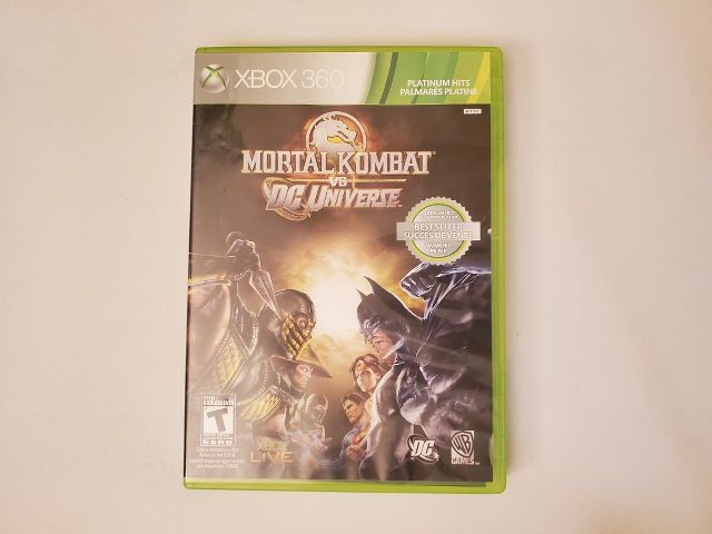 Microsoft Xbox 360 Mortal Kombat vs DC Universe Platinum Hits video game