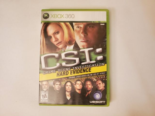 Microsoft Xbox 360 Crime Scene Investigation Hard Evidence video game