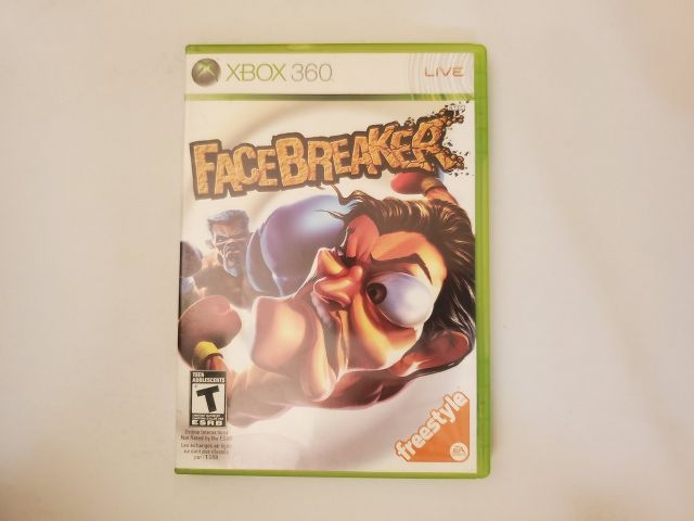 Microsoft Xbox 360 Face Breaker video game