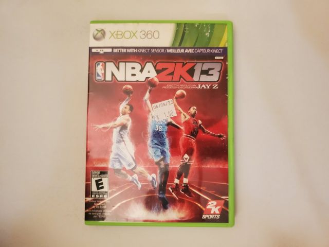 Microsoft Xbox 360 NBA 2K13 video game