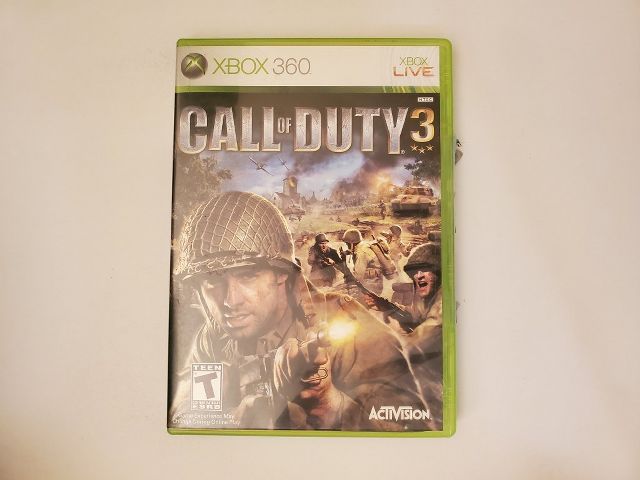 Microsoft Xbox 360 Call of Duty 3 video game