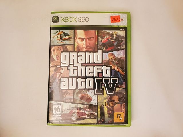 Microsoft Xbox 360 Grand Theft Auto IV video game