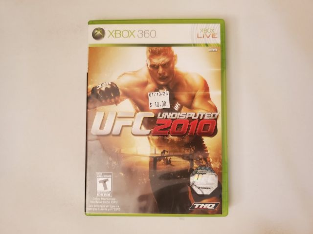 Microsoft Xbox 360 UFC 2010 Undisputed video game