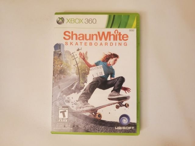 Microsoft Xbox 360 Shaun White Skateboarding video game