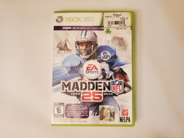 Microsoft Xbox 360 Madden 25 Years video game
