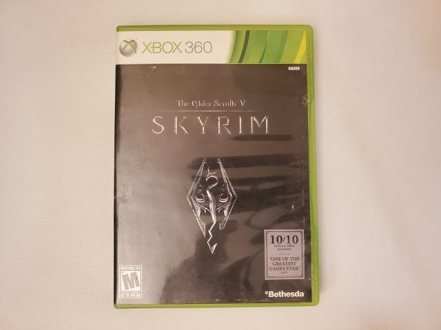 Microsoft Xbox 360 Skyrim The Elder Scrolls V video game