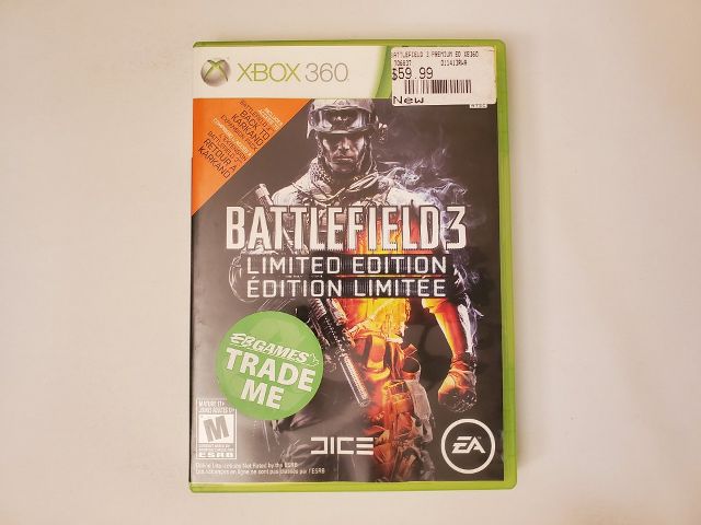 Microsoft Xbox 360 Battlefield 3 Limited Edition video game