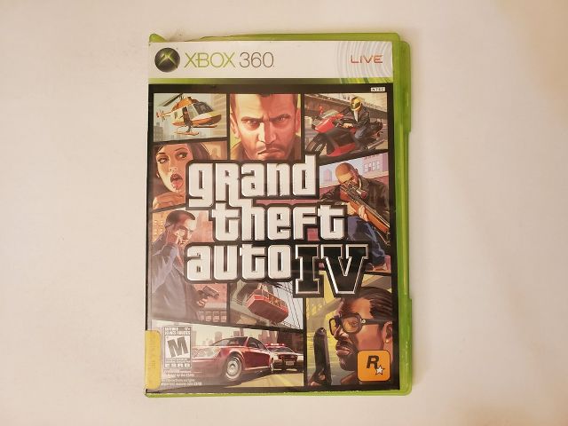 Microsoft Xbox 360 Grand Theft Auto IV video game
