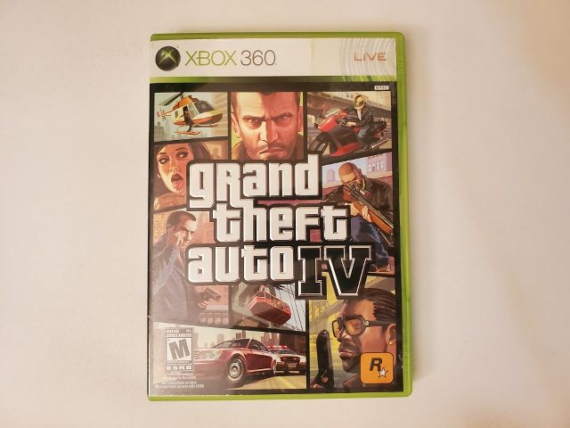 Microsoft Xbox 360 Grand Theft Auto IV video game