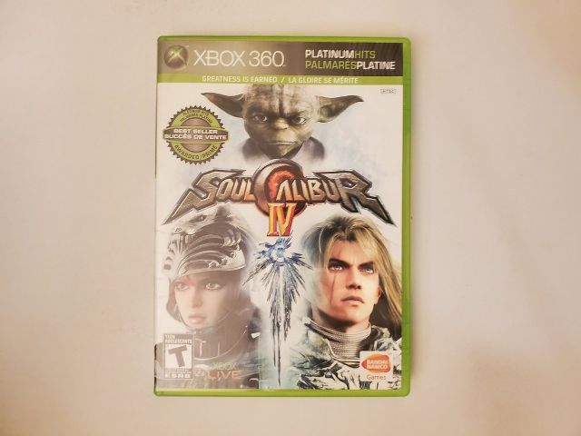Microsoft Xbox 360 Soul Calibur IV Platinum Hits video game