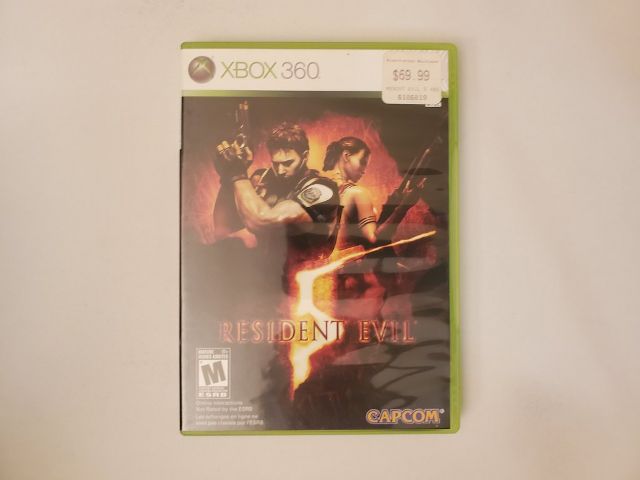 Microsoft Xbox 360 Resident Evil 5 video game