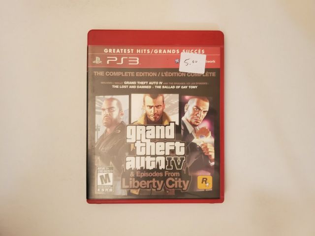 Sony Playstation 3 Grand Theft Auto IV & Episodes From Liberty City The Complete Edition Greatest Hits video game