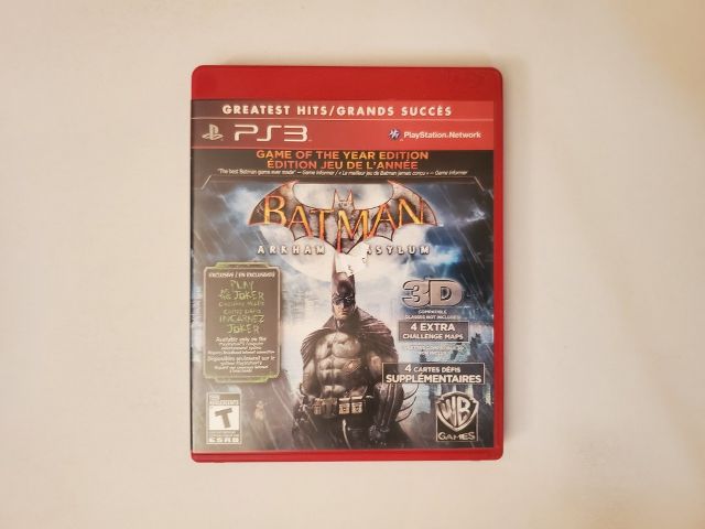 Sony Playstation 3 Batman Arkham Asylum Game of the Year Greatest Hits video game