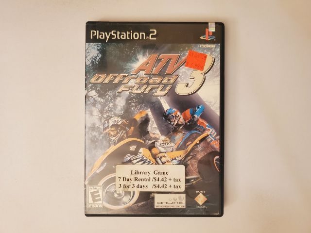 Sony Playstation 2 ATV Offroad Fury 3 video game