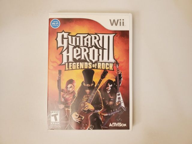 Nintendo Wii Guitar Hero III Legends of Rock video game