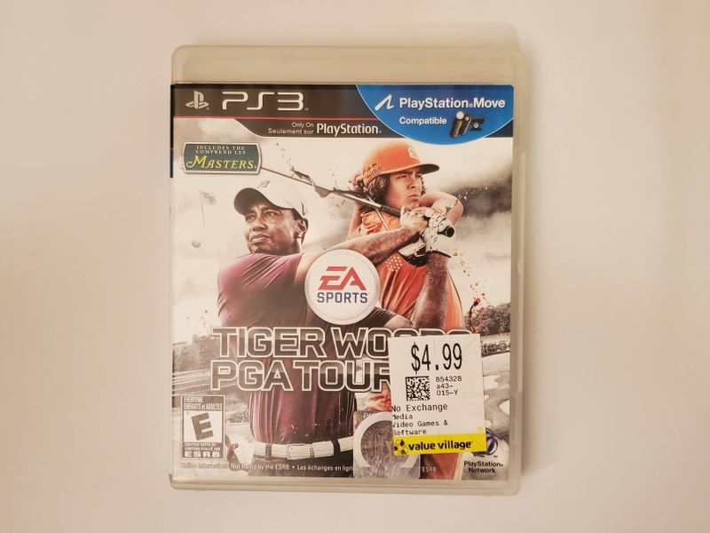 Sony Playstation 3 Tiger Woods PGA Tour 12 Masters video game
