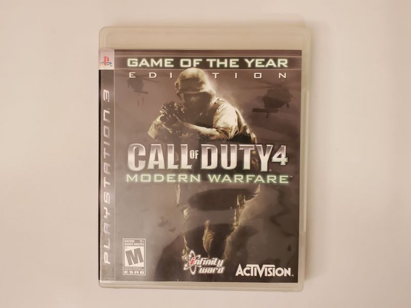 Sony PlayStation 3 Call of Duty 4 Modern Warfare Game of the year edition video game