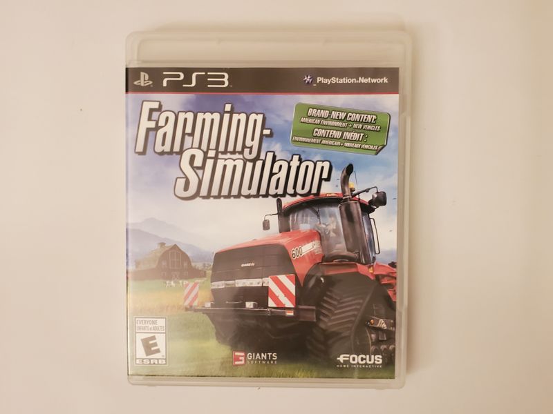 Sony Playstation 3 Farming Simulator video game