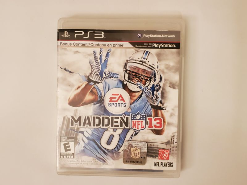 Sony PlayStation 3 Madden 13 video game