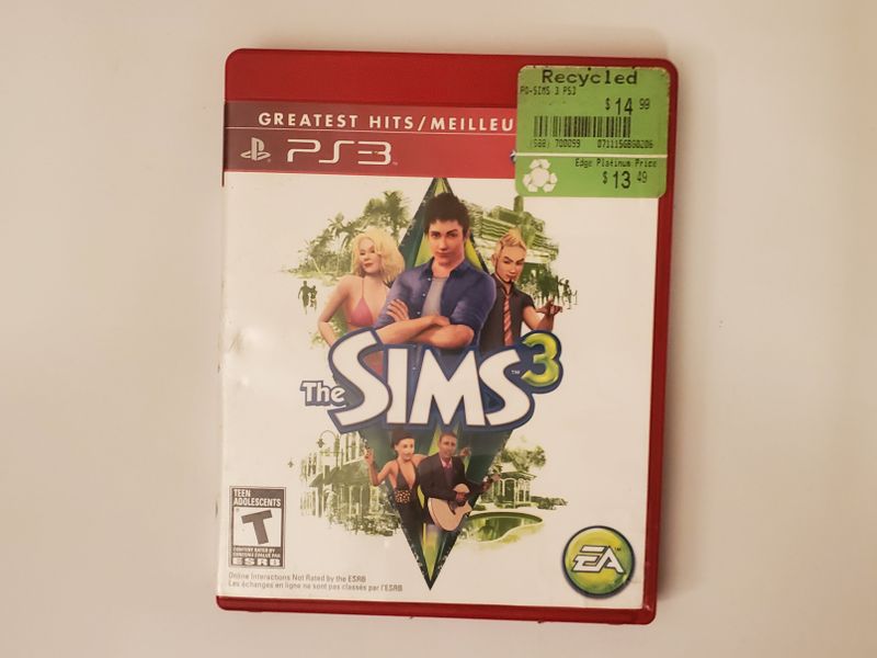 Sony Playstation 3 The Sims 3 Greatest Hits video game