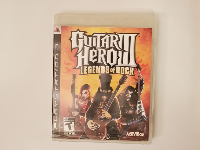 Sony PlayStation 3 Guitar Hero III Legends of Rock video game
