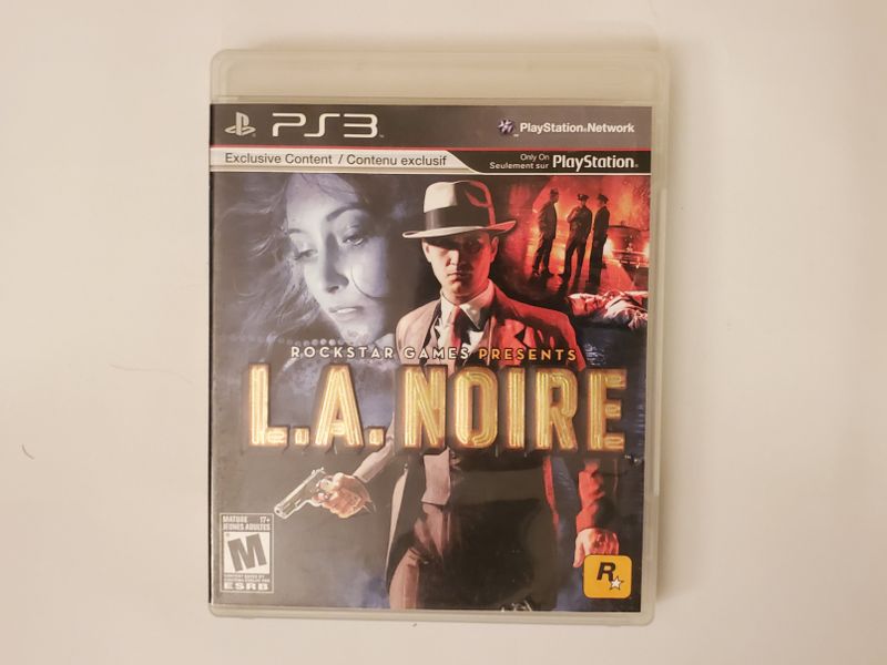 Sony PlayStation 3 L.A. Noire video game