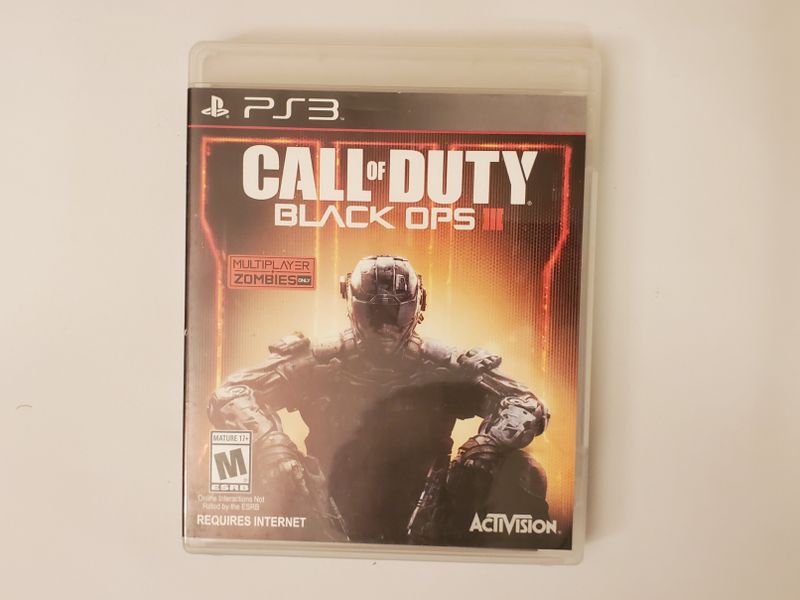 Sony PlayStation 3 Call of Duty Black Ops III video game