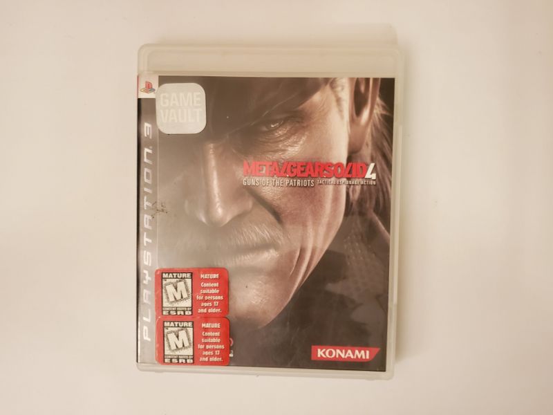 Sony PlayStation 3 Metal Gear Solid 4: Guns of the Patriots video game