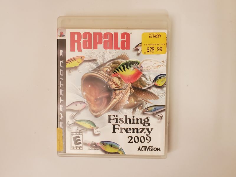 Sony PlayStation 3 Rapala Fishing Frenzy 2009 video game