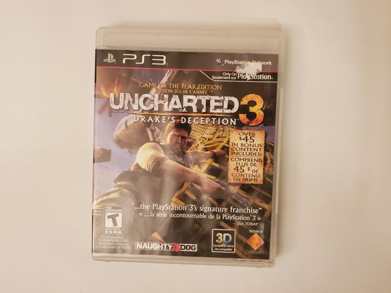 Sony PlayStation 3 Uncharted 3 Drake's Deception video game