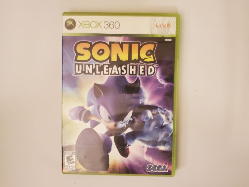 Microsoft Xbox 360 Sonic Unleashed video game