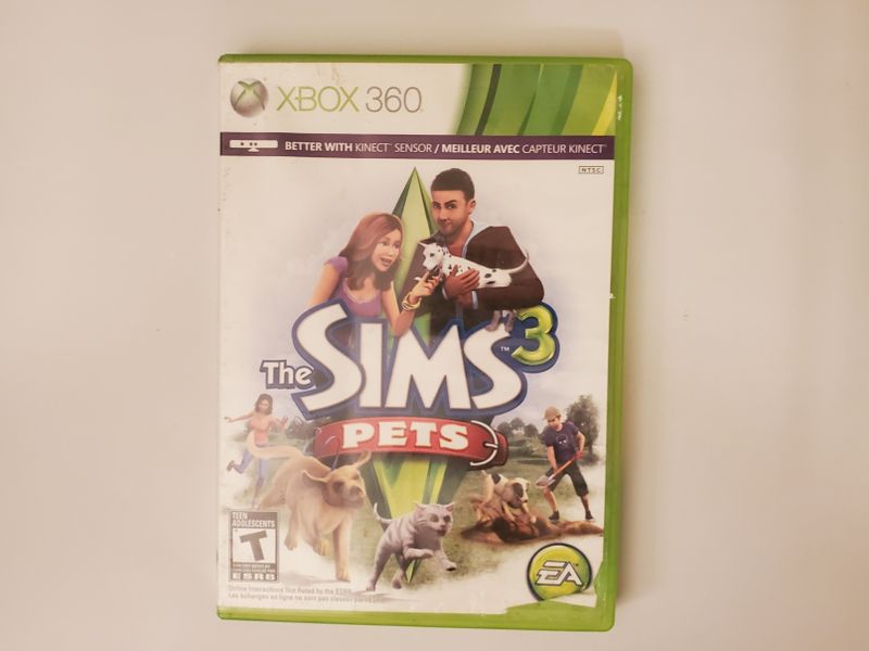 Microsoft Xbox 360 The Sims 3 Pets video game