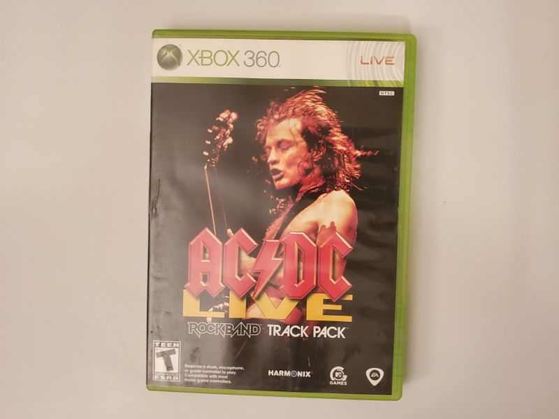 Microsoft Xbox 360 ACDC Live Rockband Track Pack video game