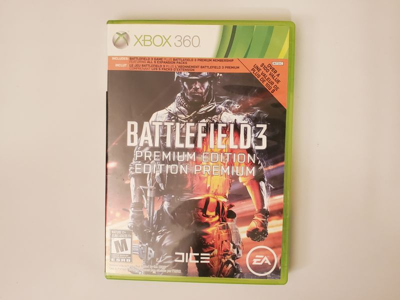 Microsoft Xbox 360 Battlefield 3 Premium Edition video game