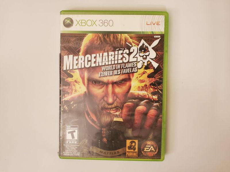 Microsoft Xbox 360 Mercenaries 2 World In Flames video game