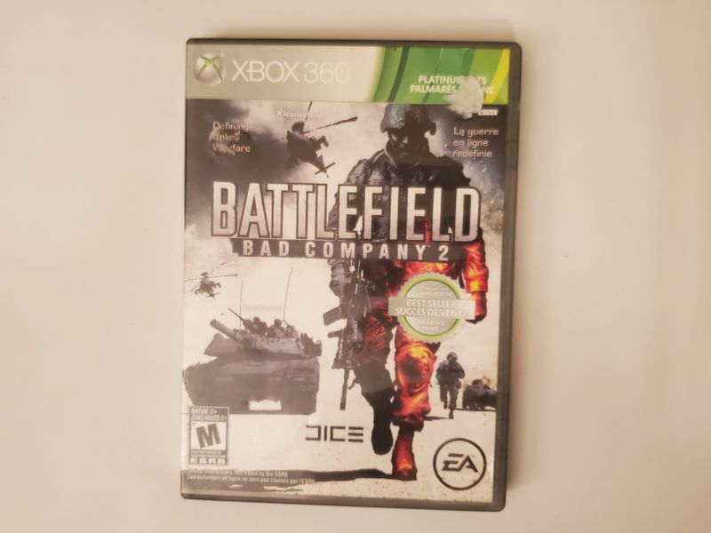 Microsoft Xbox 360 Battlefield Bad Company 2 Platinum Hits video game