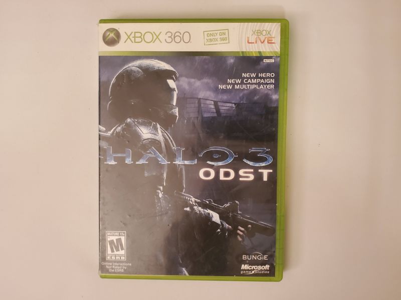 Microsoft Xbox 360 Halo 3 ODST video game