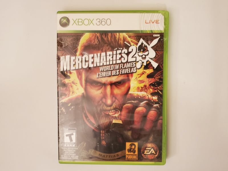 Microsoft Xbox 360 Mercenaries 2 World In Flames video game
