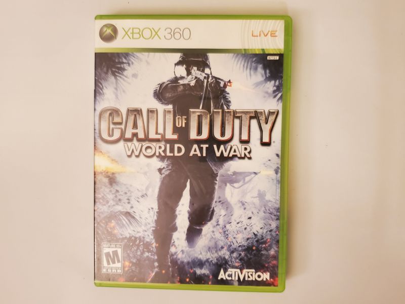 Microsoft Xbox 360 Call of Duty World At War video game
