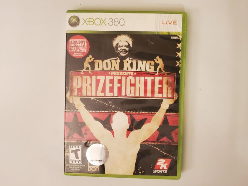 Microsoft Xbox 360 Don King Presents Prizefighter video game