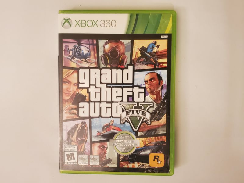 Microsoft Xbox 360 Grand Theft Auto V (Best Seller) video game