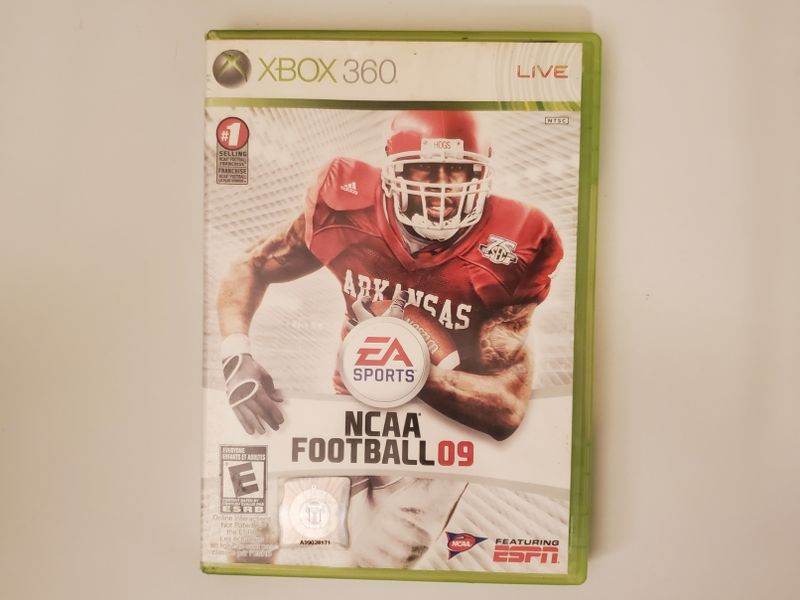 Microsoft Xbox 360 NCAA Football 09 video game
