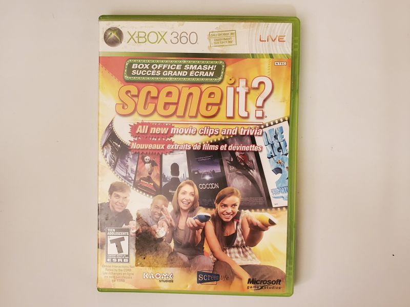 Microsoft Xbox 360 Scene It? Box Office Smash video game